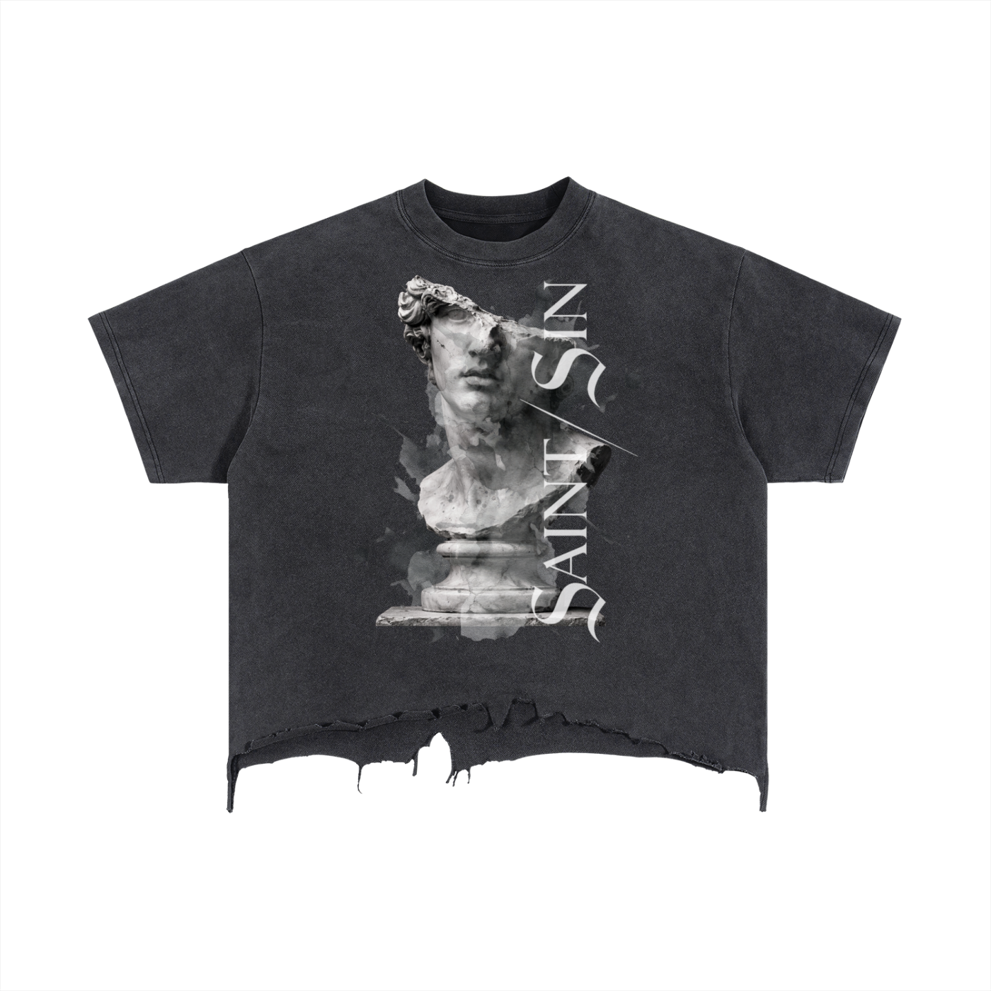 SAINT / SIN crop-tee  imperfect