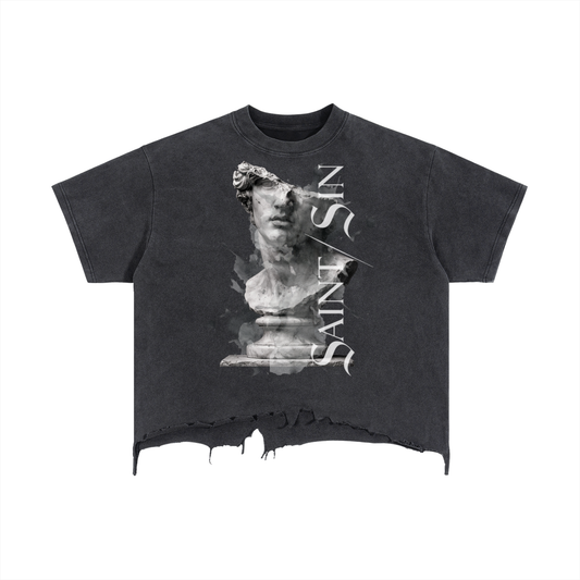 SAINT / SIN crop-tee  imperfect